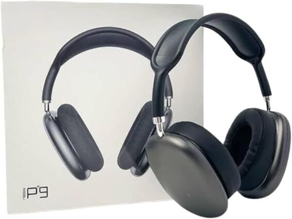 Fone De Ouvido Headphone Bluetooth Com Microfone P9 Cancelamento de Ruído Sem Fio (Preto)